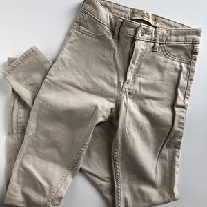 Beige Skinny Jeans / Hollister